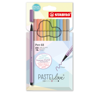 STABILO Premium-Filzstifte Pen 68 Pastellove Etui*