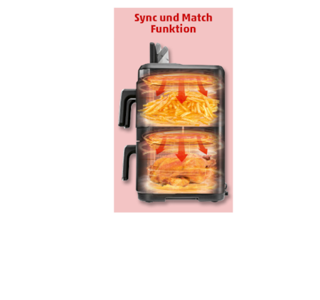 GOURMETMAXX 3-Kammer-Heißluftfritteuse 19712 89.99