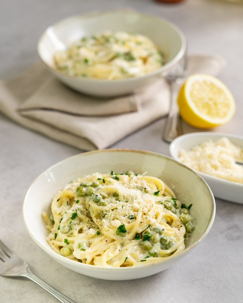 Dieses Bild zeigt die fertige Pasta Al Limone.