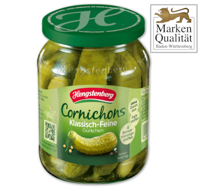 HENGSTENBERG Gurken im Glas Cornichons 1.59