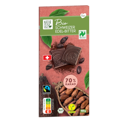 NATURGUT Bio Edel-Bitter Schokolade