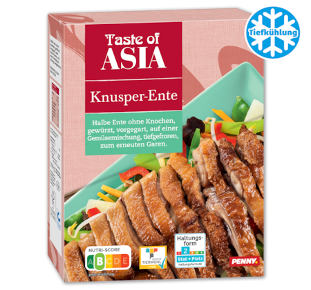TASTE OF ASIA Knusper-Ente auf Gemüsebett*