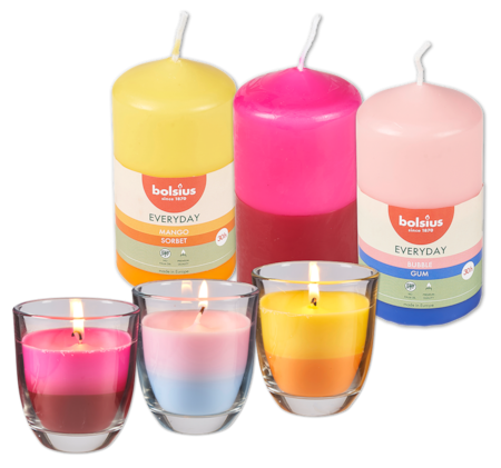 BOLSIUS AROMATIC Bi-Color-Kerze EVERYDAY 1.69