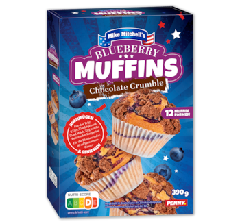 MIKE MITCHELL’S Blueberry Muffins*