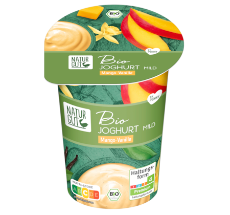 NATURGUT Bio Joghurt Mango-Vanille 3,8%