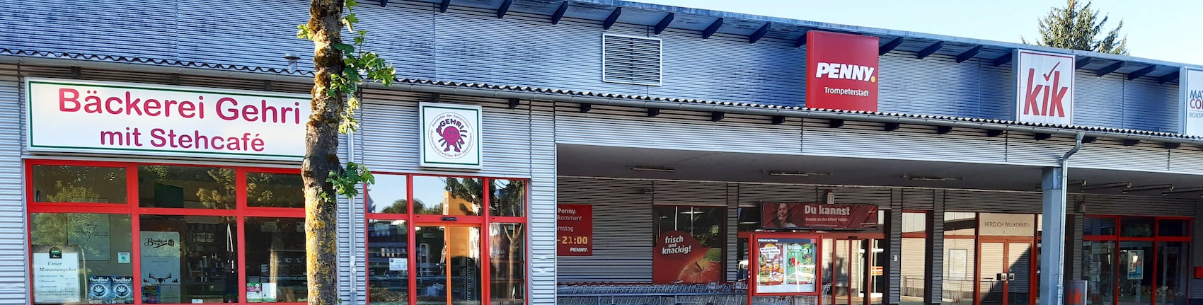 sie sehen den Eingang vom Penny Markt in Bad Säckingen Friedrichstrasse 6