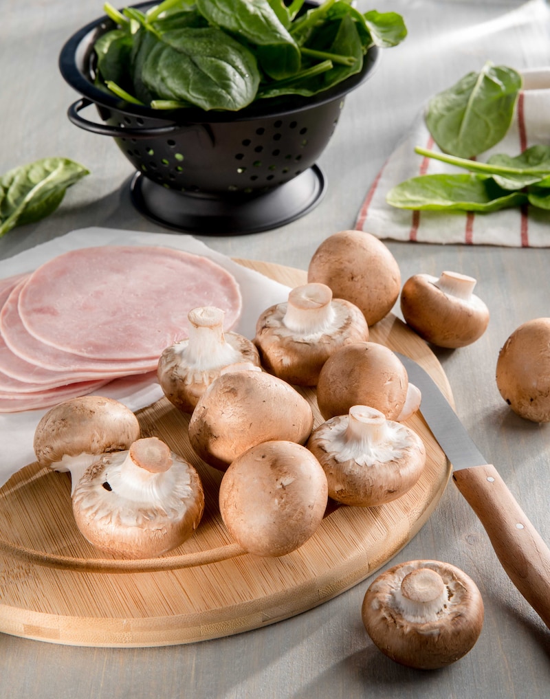 Auf diesem Bild siehst du Champignons.