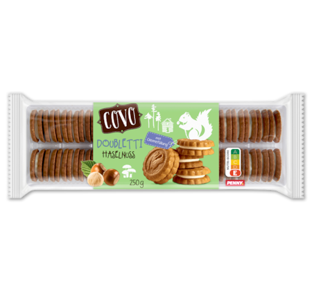 COVO Doubletti Haselnuss