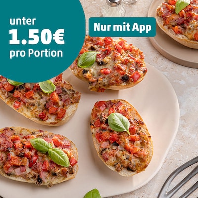 Pizzabrötchen aus der Heißluftfritteuse