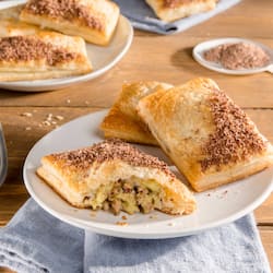 Dieses Bild zeigt unsere süßen Päckchen vom Grill.